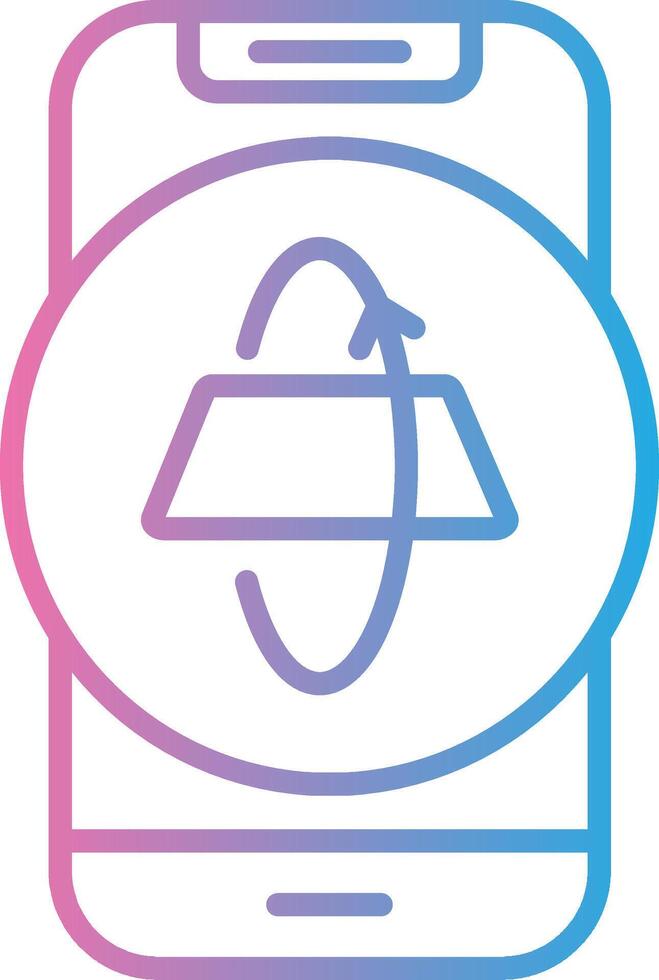 Tilt sensor Creative Grid Symbol vector