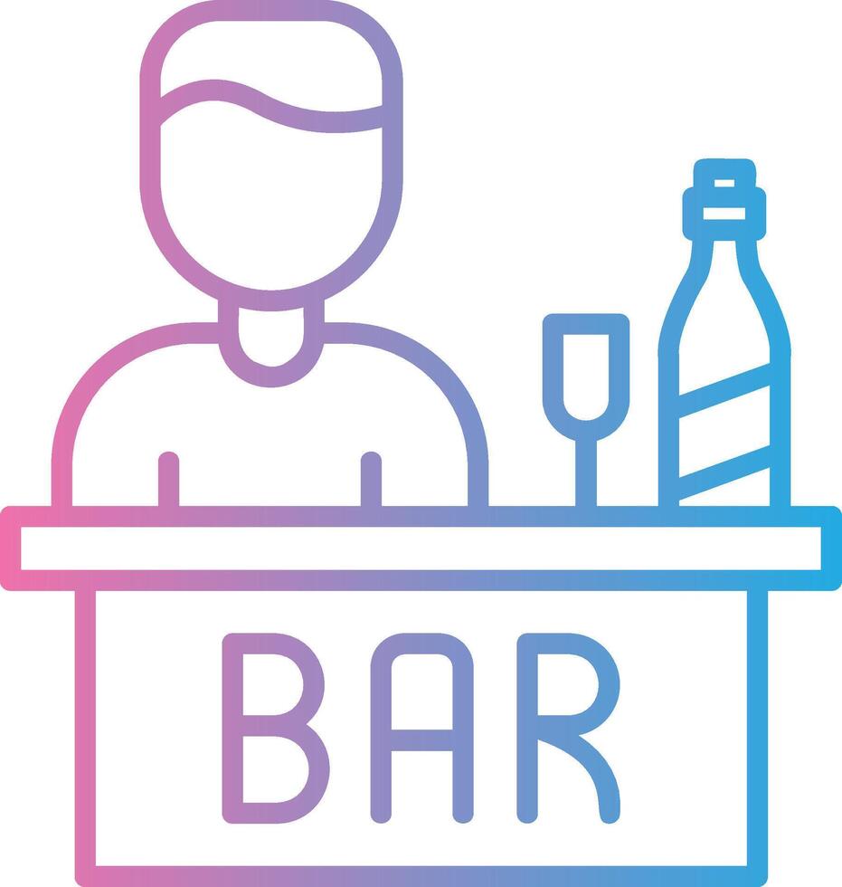 Bar Creative Sketch Element vector