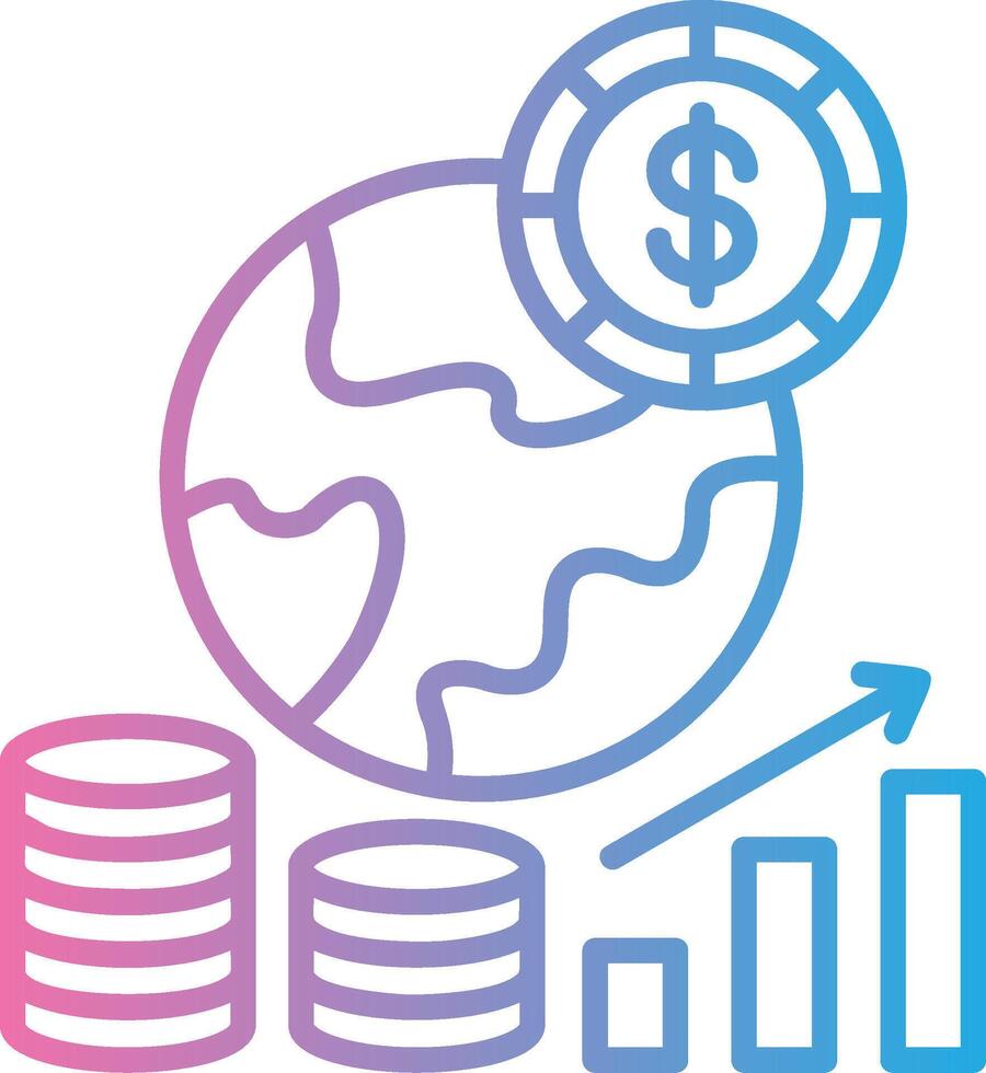 Economic Interactive UI Design vector