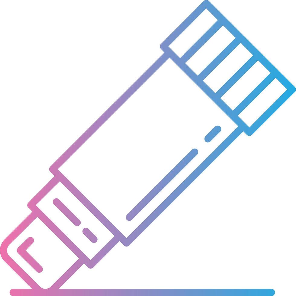 Glue Stick Outlined Frame Object vector