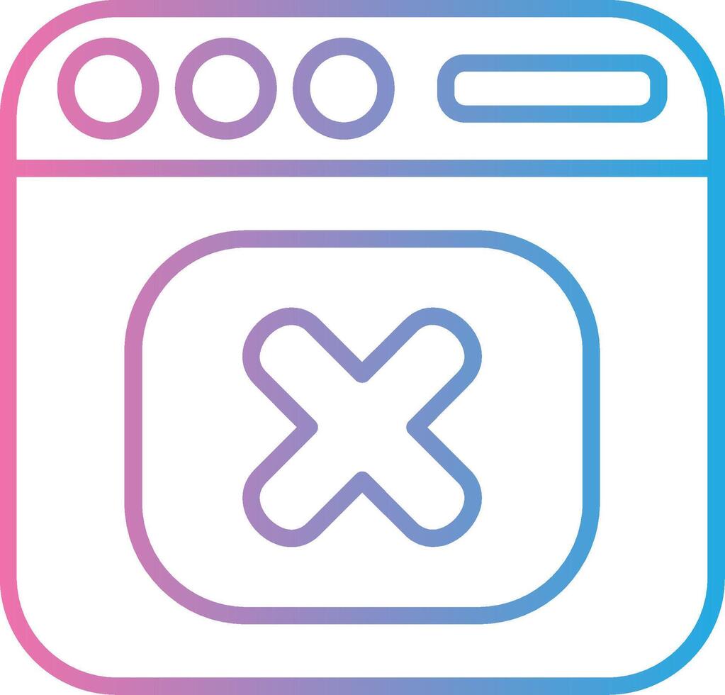 Rejected Minimal Graphic Visual vector