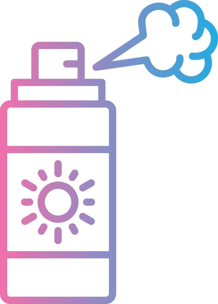Spray Gradient Style Element vector