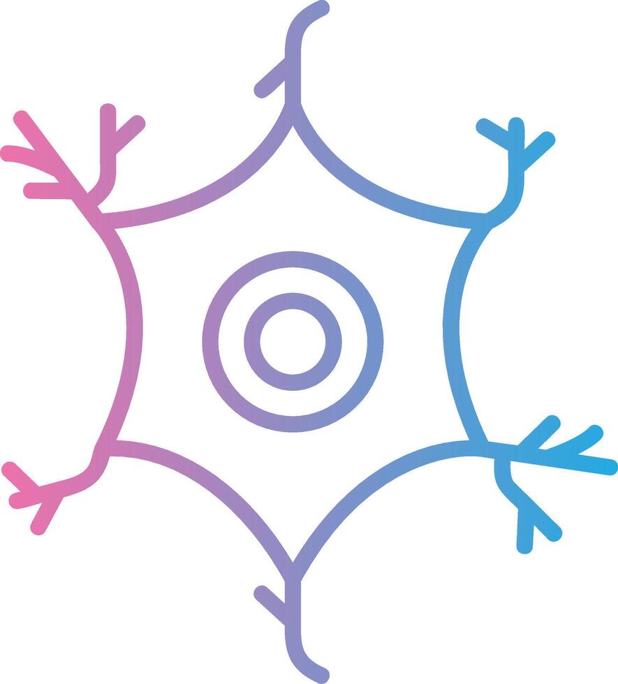 Astrocyte Handcrafted UI Symbol vector