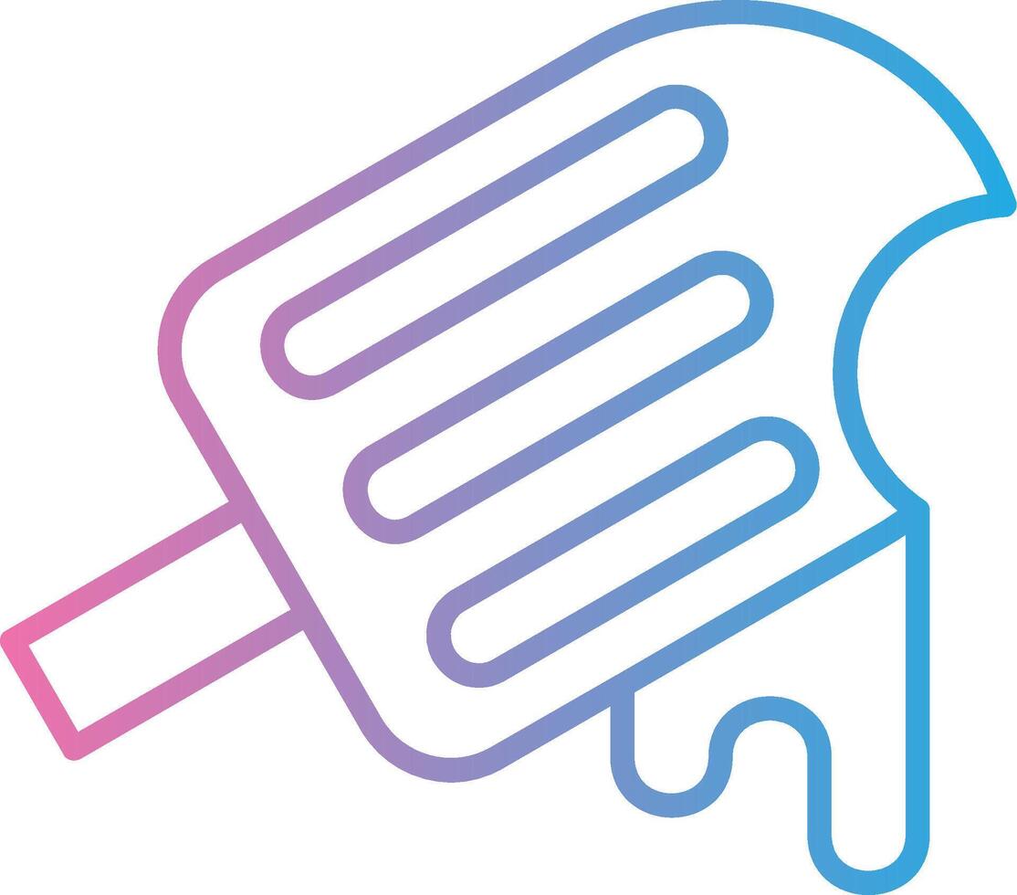 Popsicle Outlined Frame Object vector