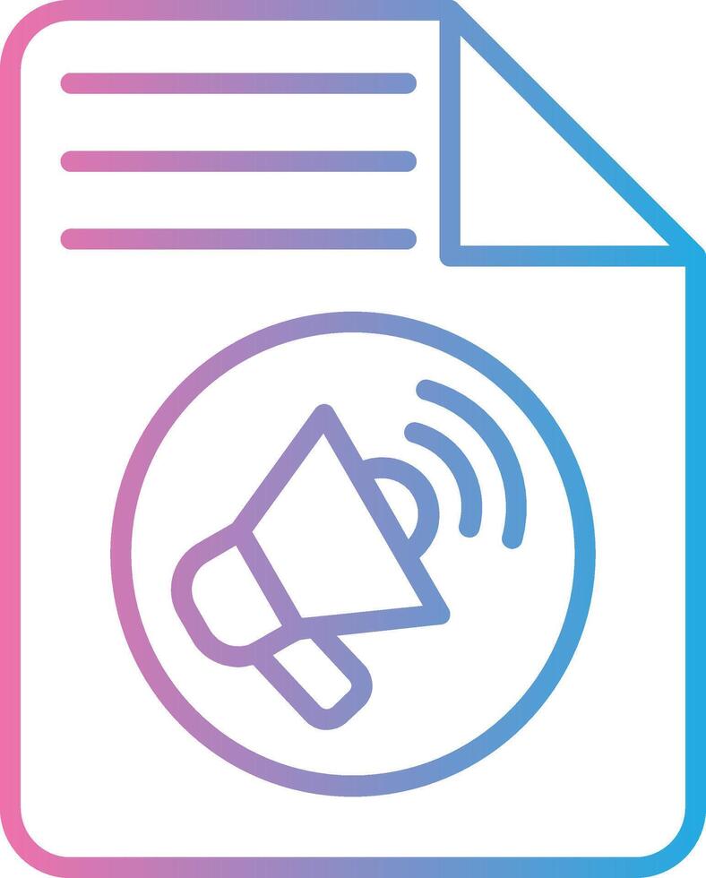 Advertisement Custom Line Element vector