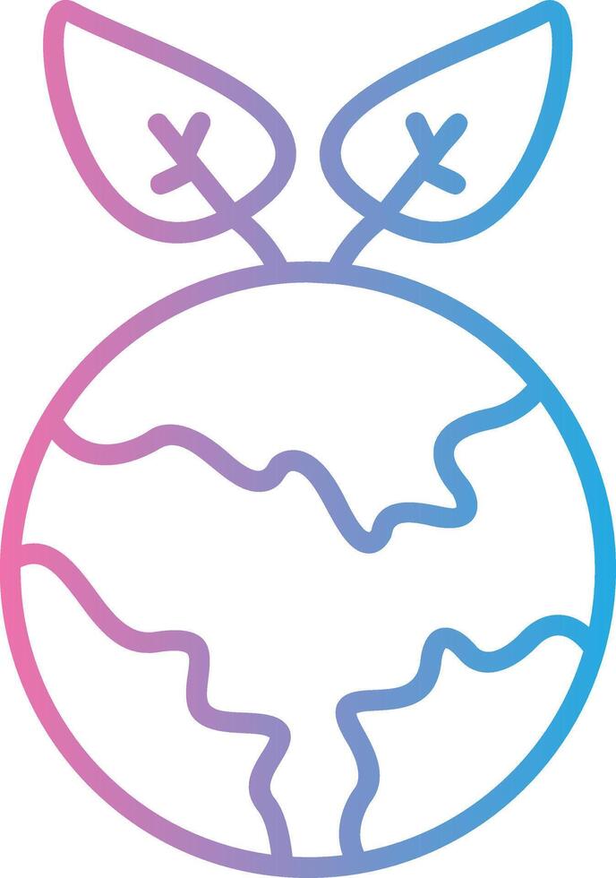 Eco Gradient Themed Symbol vector