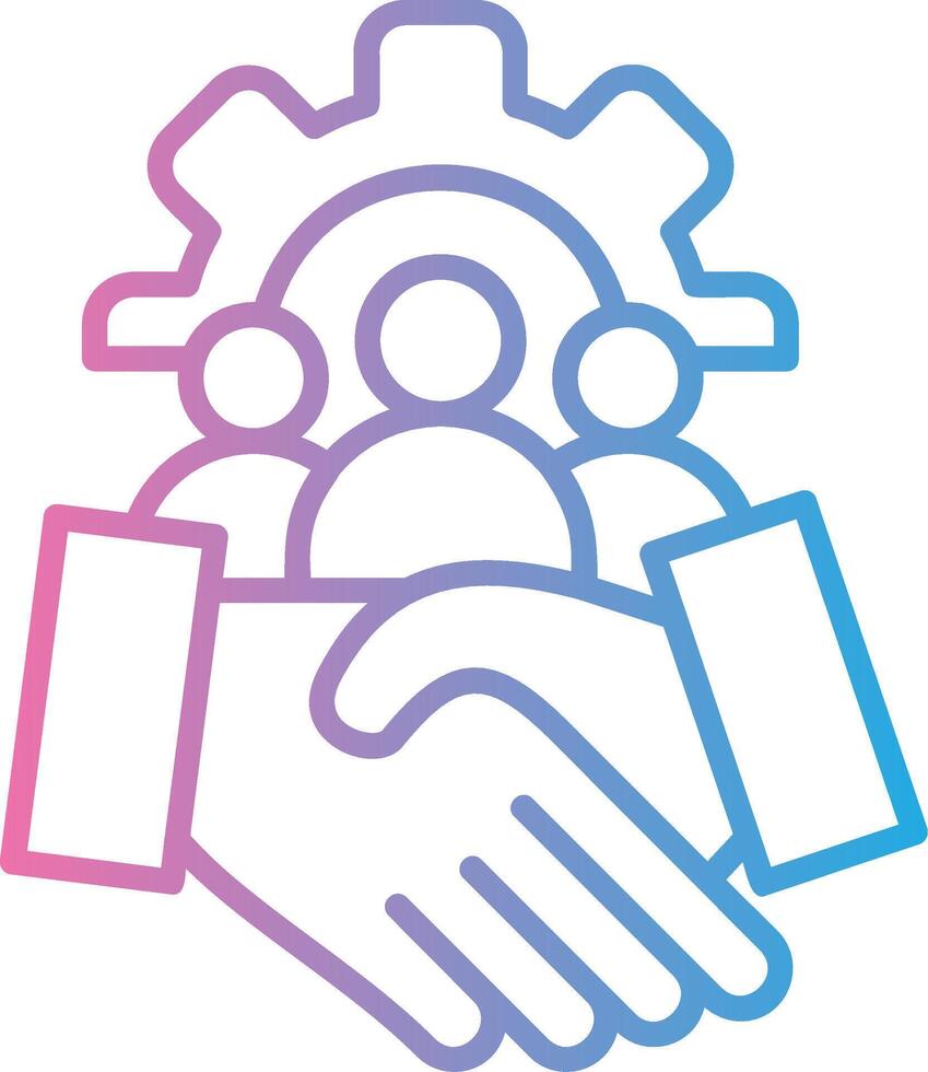 Team Elegant Shape Symbol vector