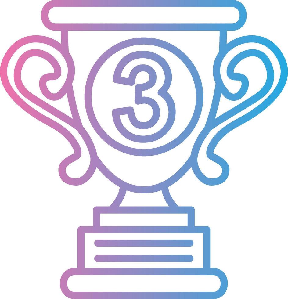 3rd Prize Subtle UI Graphic vector