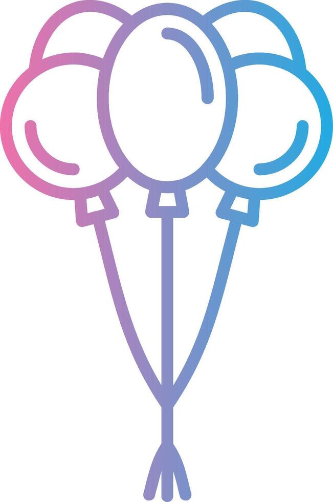 Balloon Minimal Design Badge vector
