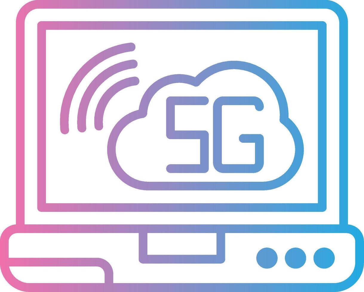 Cloud Connection Responsive App Shape vector