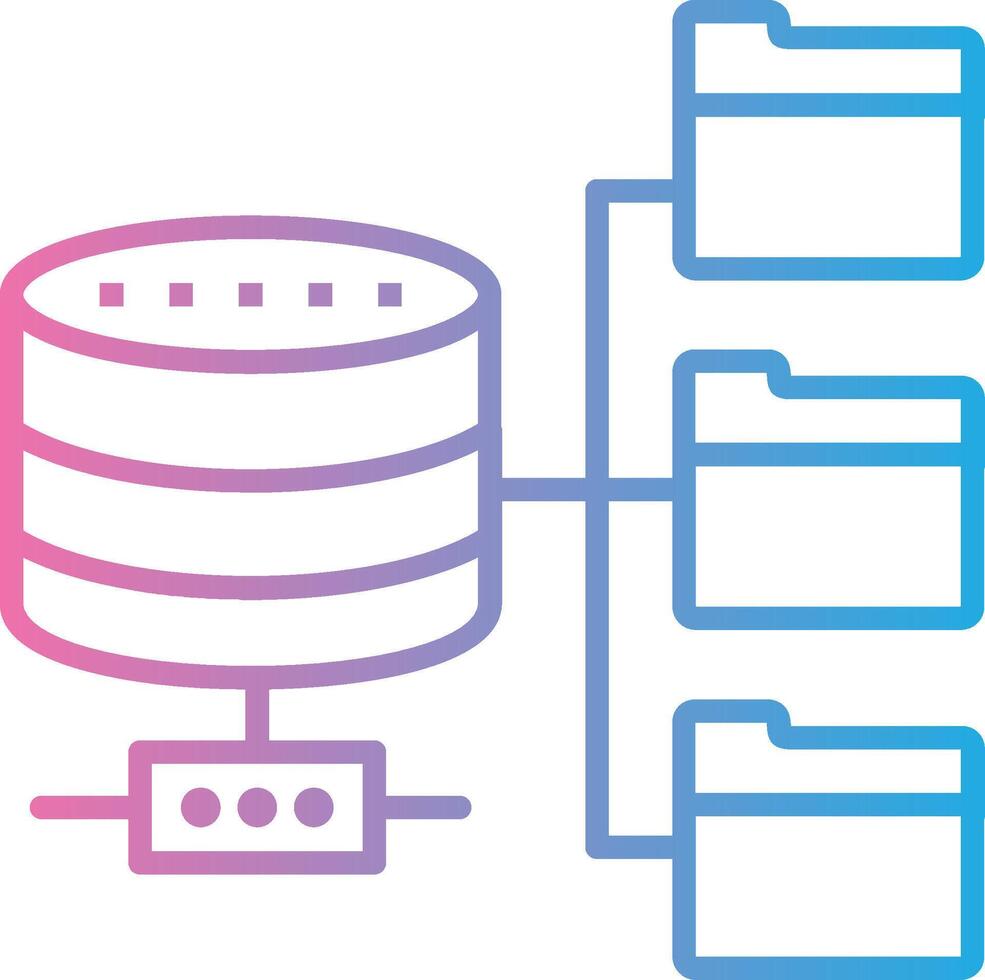 Data Source Solid Fill Symbol vector