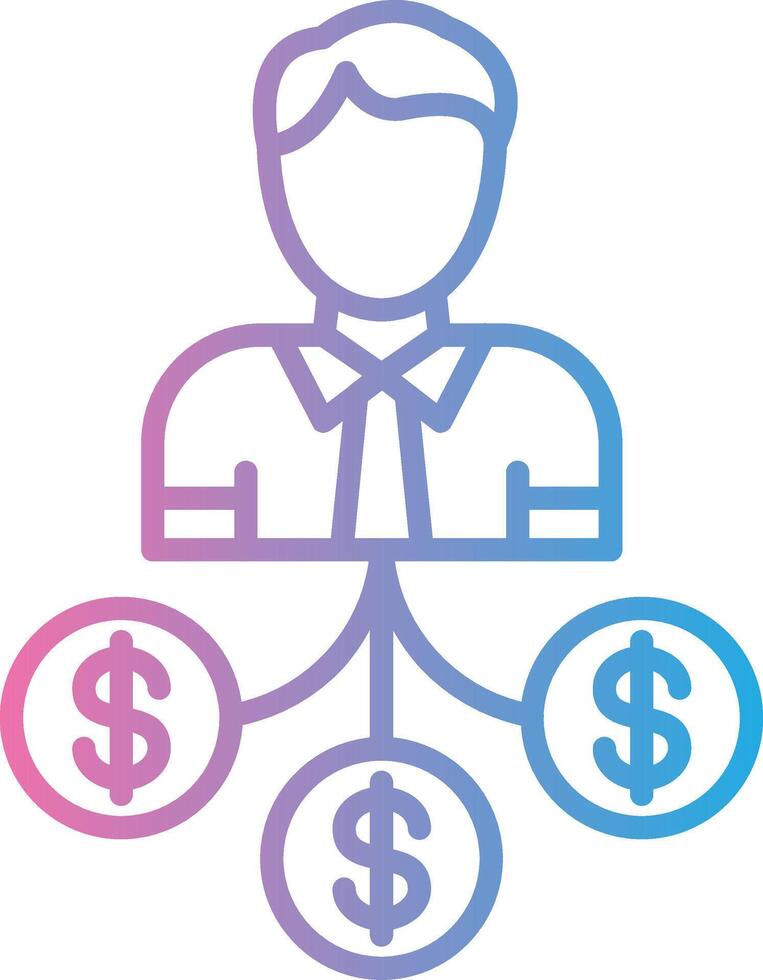 Diversification Smooth UI Symbol vector
