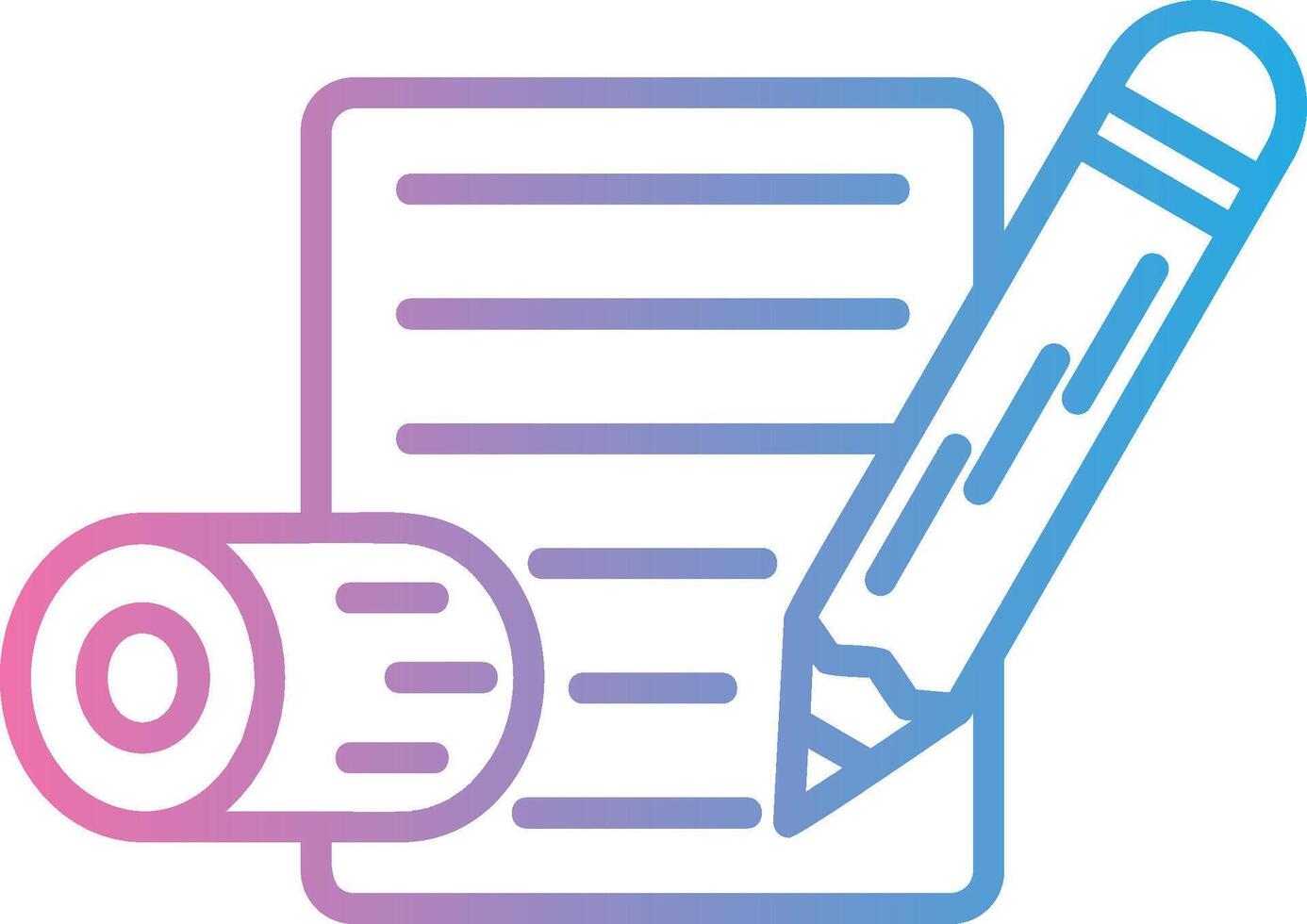 Pencil Clean Digital Design vector