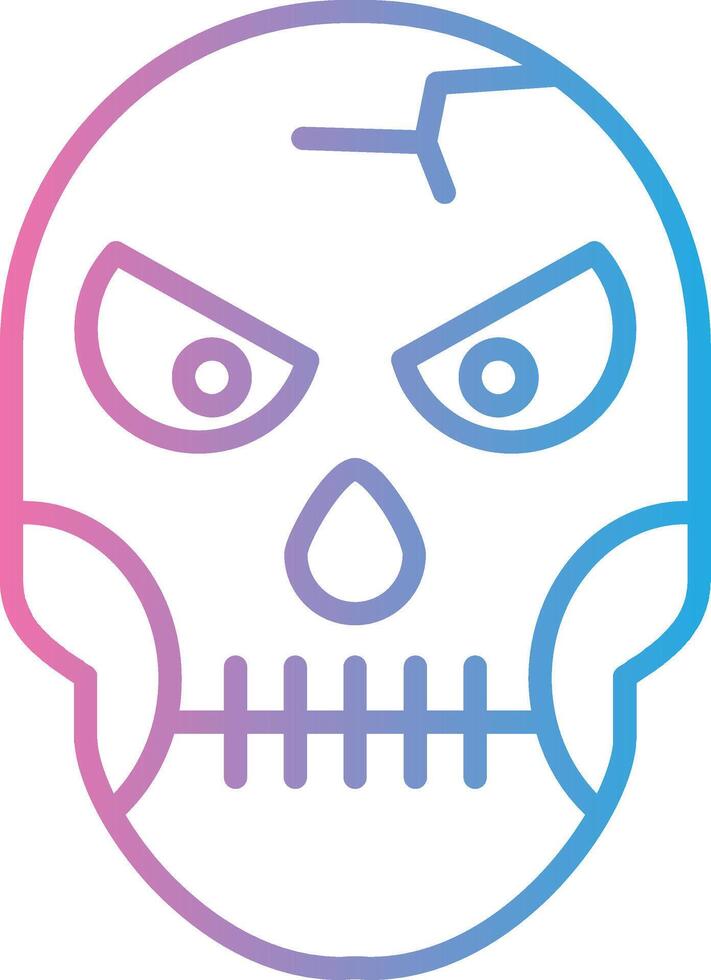 Skull High Detail Shape vector