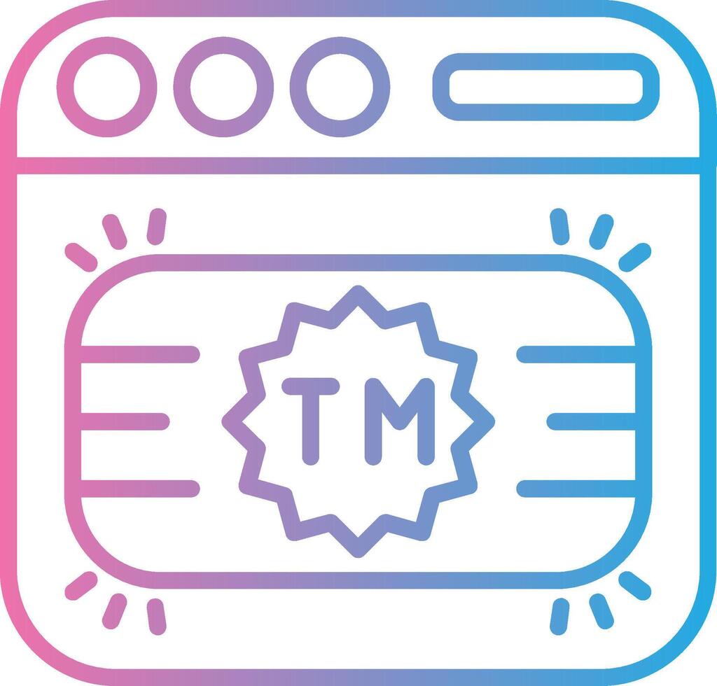 Trademark App Focused Design vector