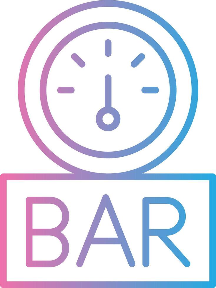 Bar Neon UI Symbol vector