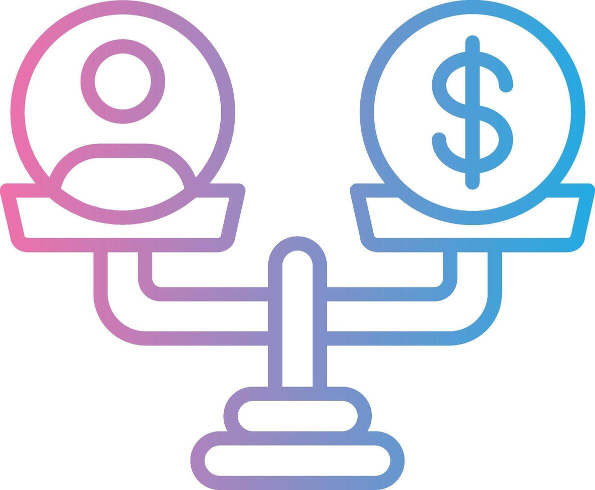 Equality Sleek Visual Mark vector