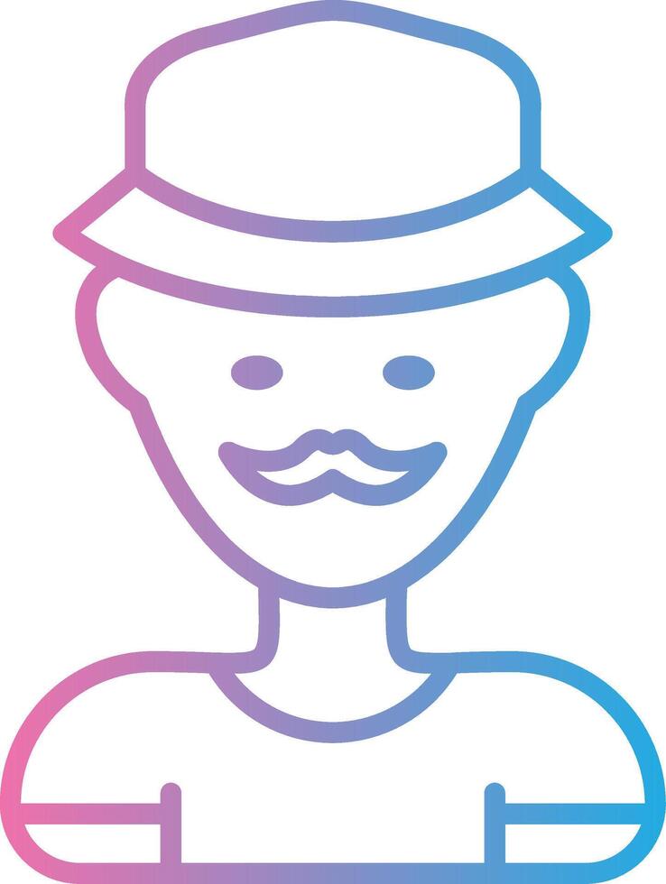 Man Compact Web Symbol vector