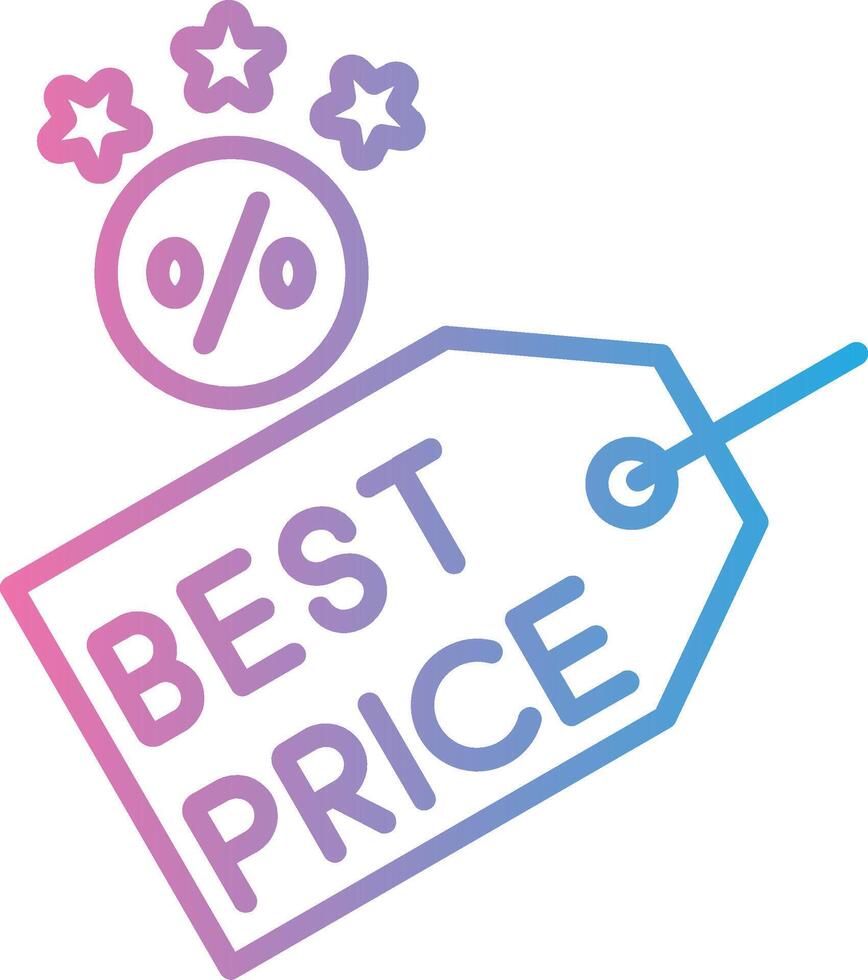Best Price Outlined Line Artwork vector