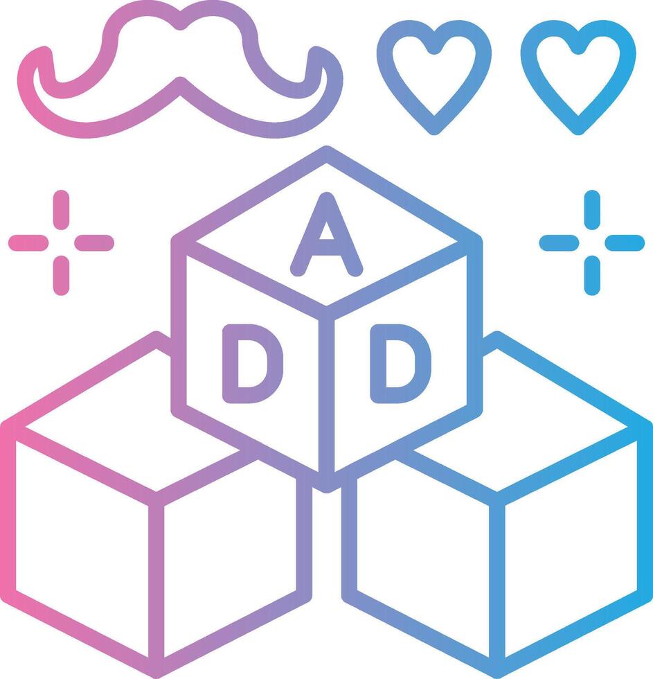 Cubes Interactive UI Design vector