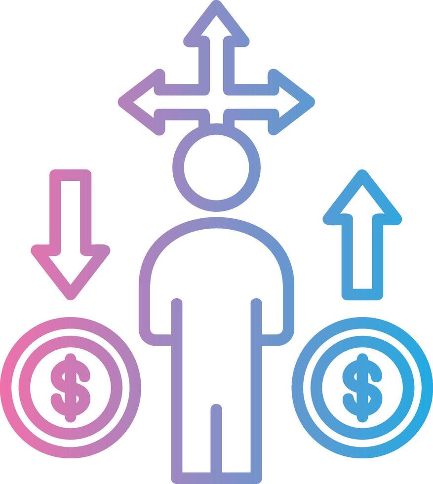 Decision Soft Outline Graphic vector