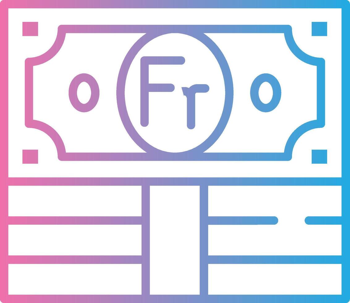 Franc Color Block Badge vector