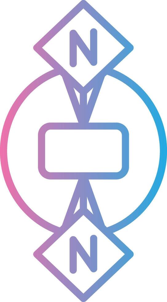 Many To Many Interactive UI Design vector