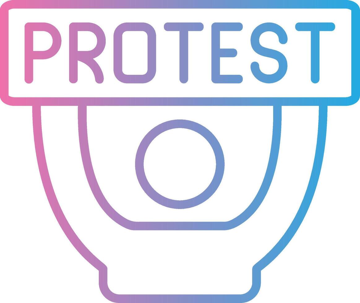 Protest Clean UI Concept vector