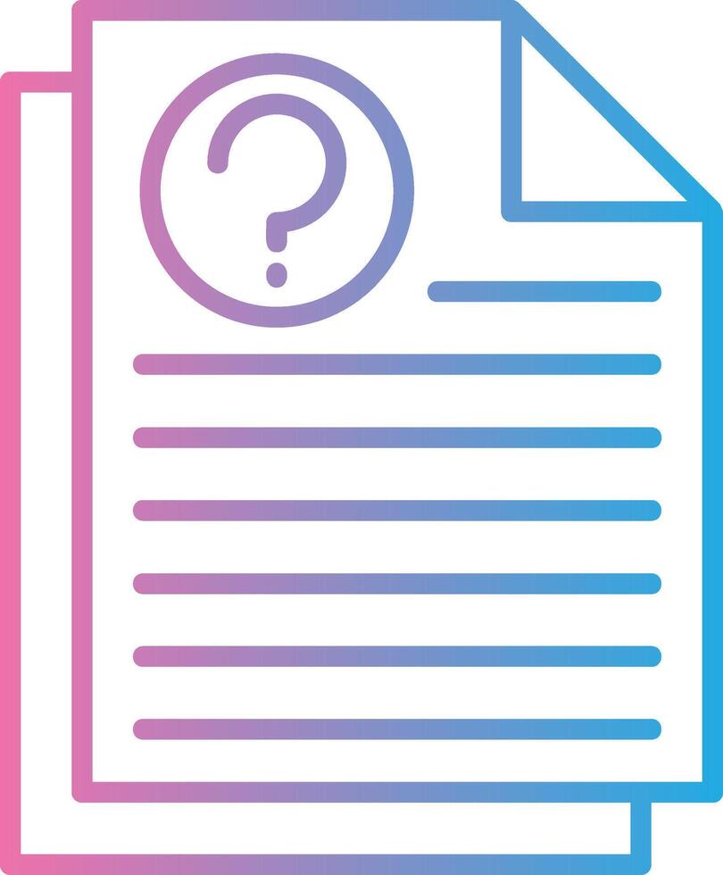 Ask User Interface Mark vector