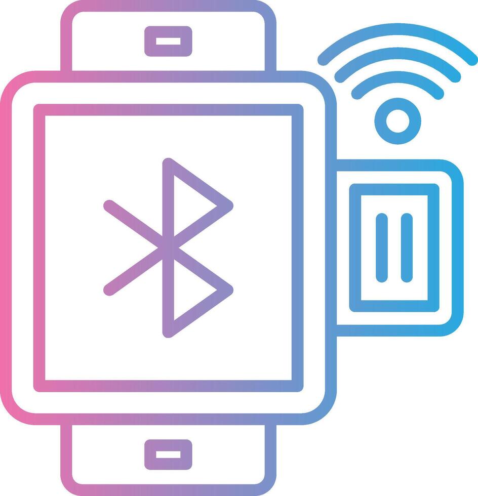 Bluetooth Tech Styled Form vector