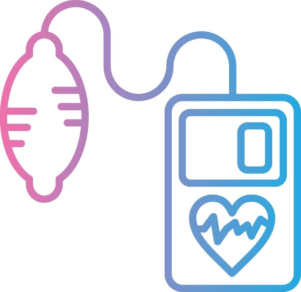 Blood Pressure Interactive Symbol vector