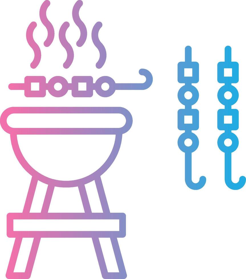 Barbeque Illustrated Concept Graphic vector