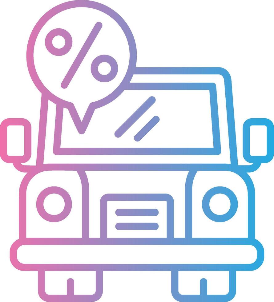 Car Discount Smooth App Visual vector