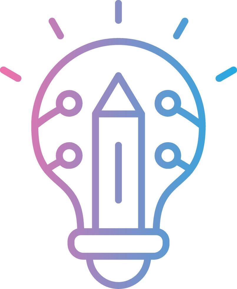 Creativity Custom Line Element vector