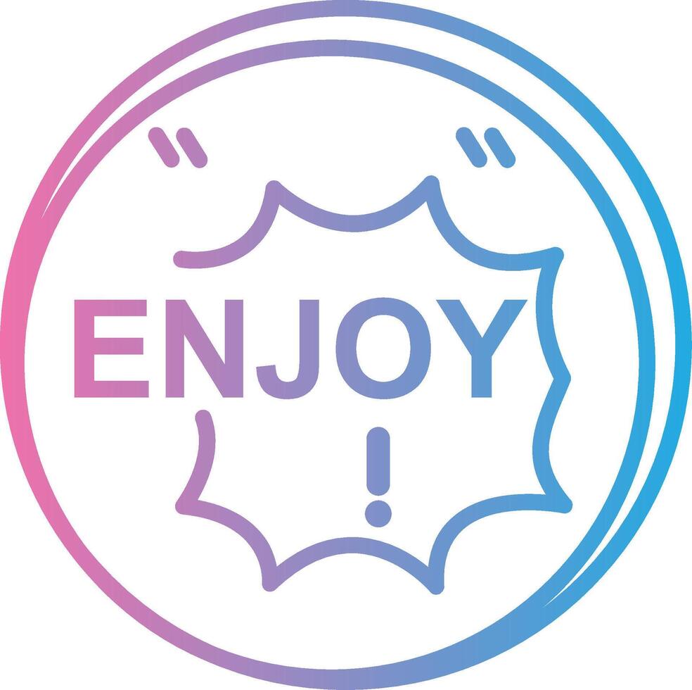 Enjoy Pixel Style Badge vector