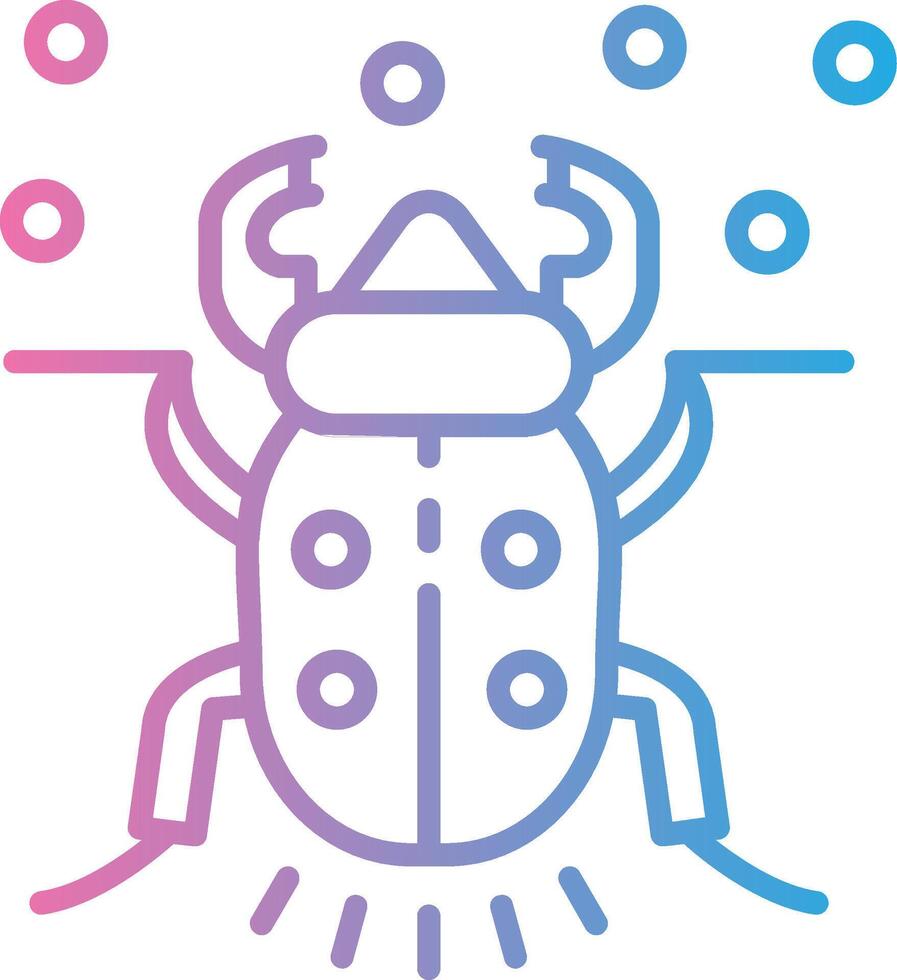 Insect Wireframe App Design vector