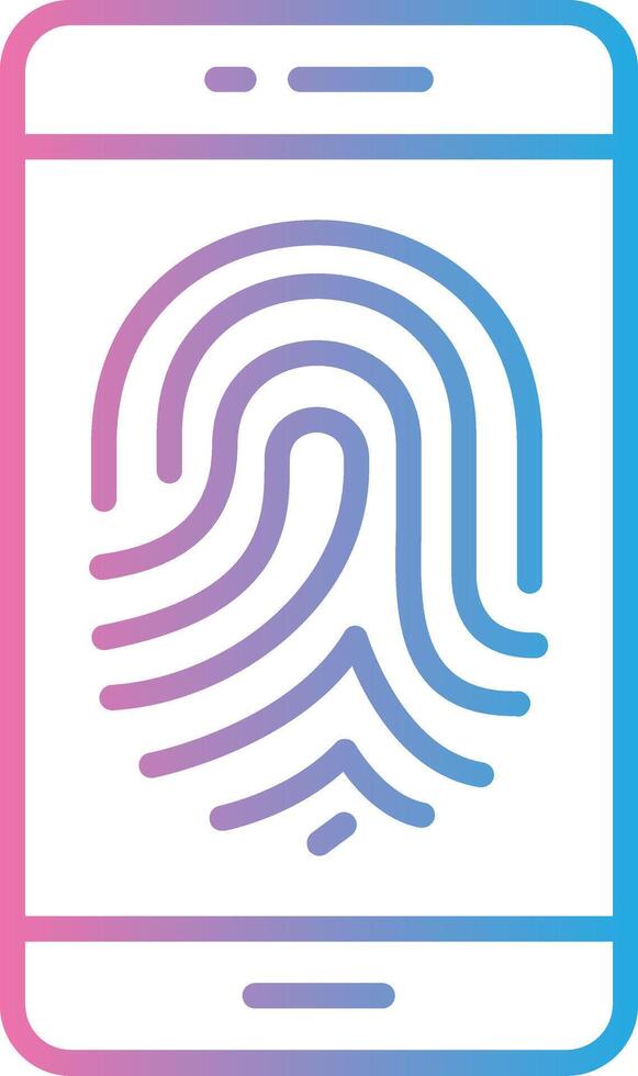 Mobile Password Clean Digital Design vector