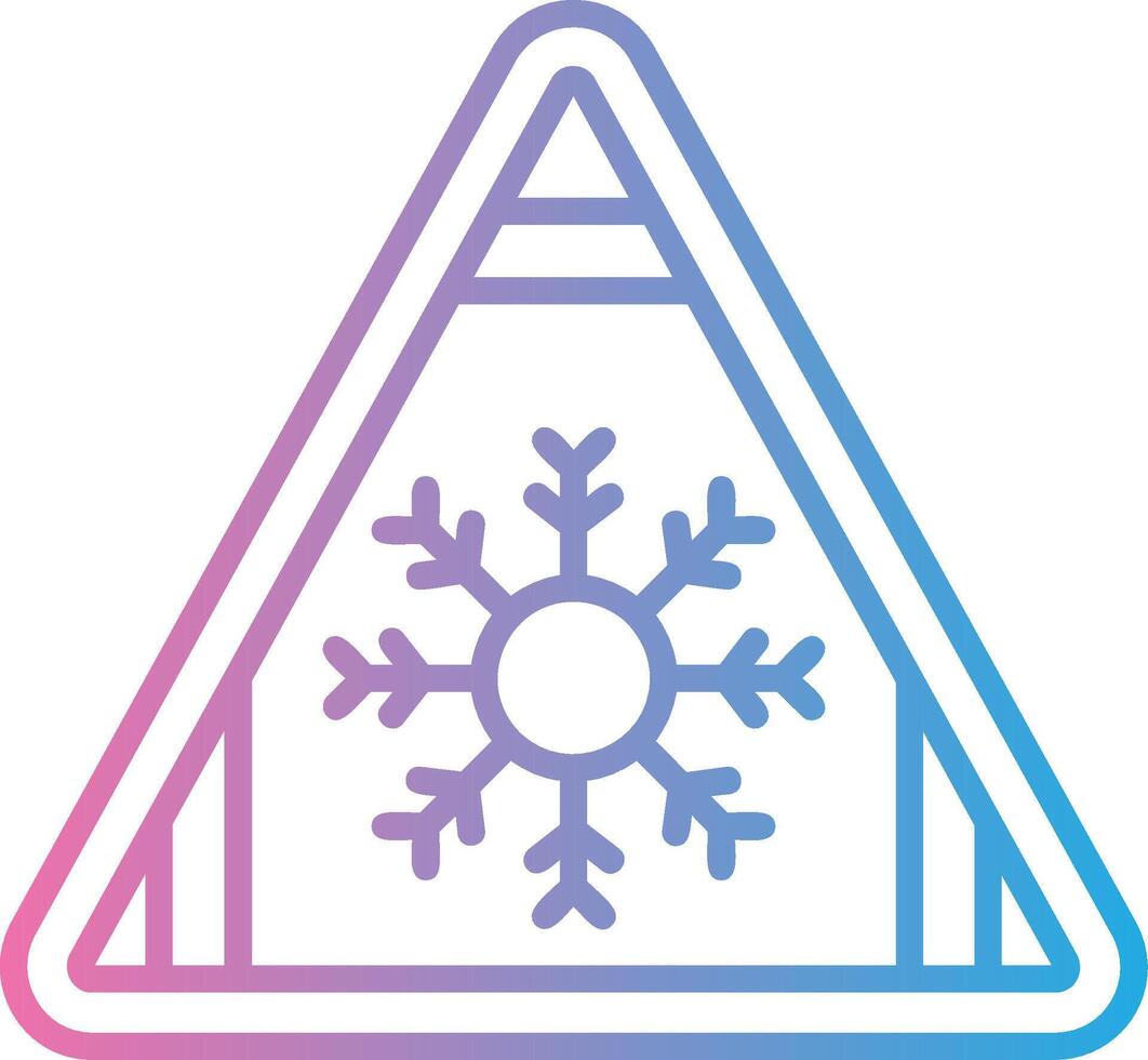 Snow Gradient Color Form vector
