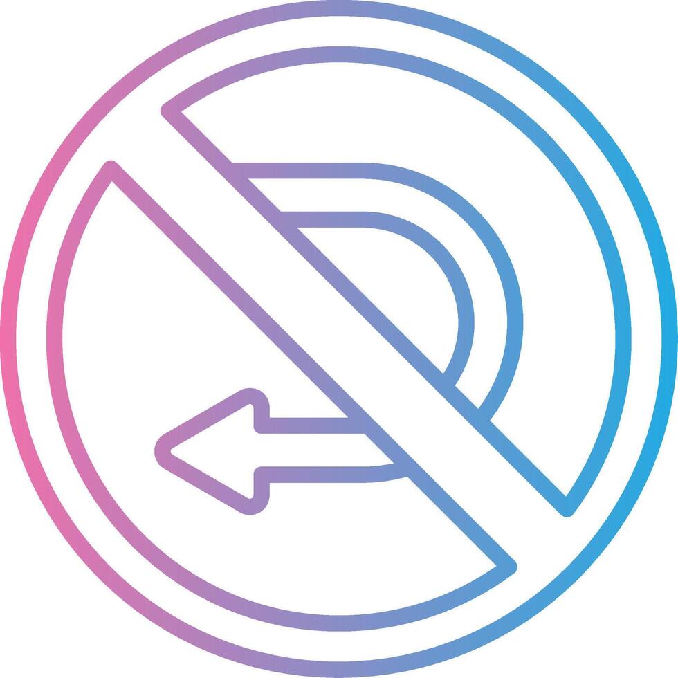 U Turn Pastel Color Graphic vector