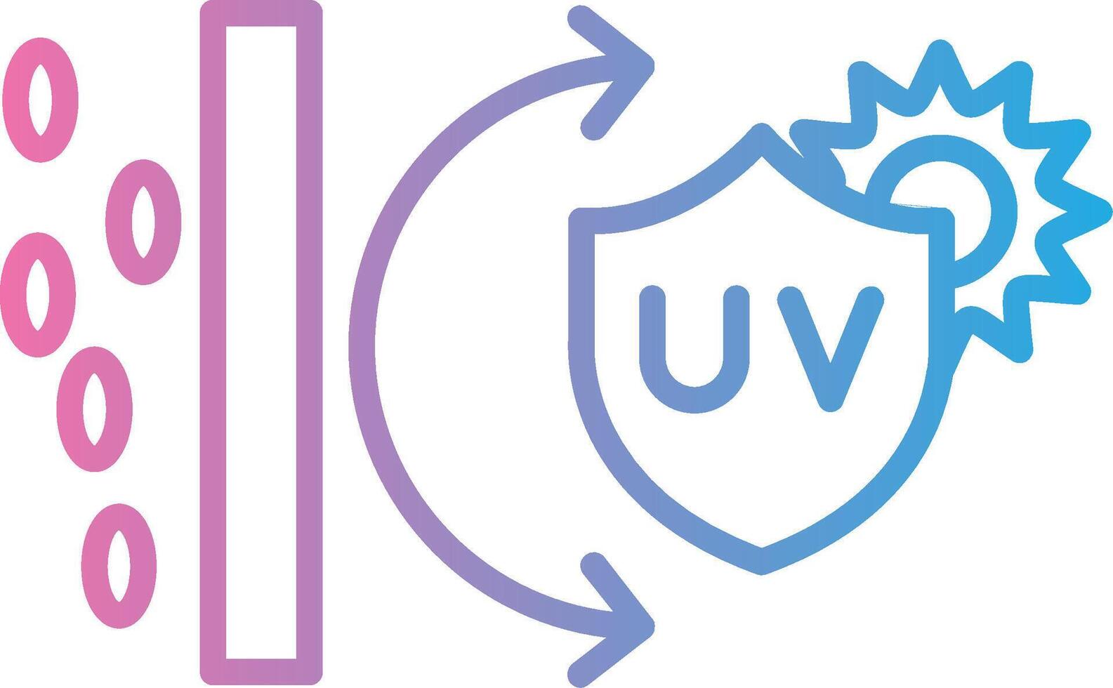 UV Protection Vivid App Element vector