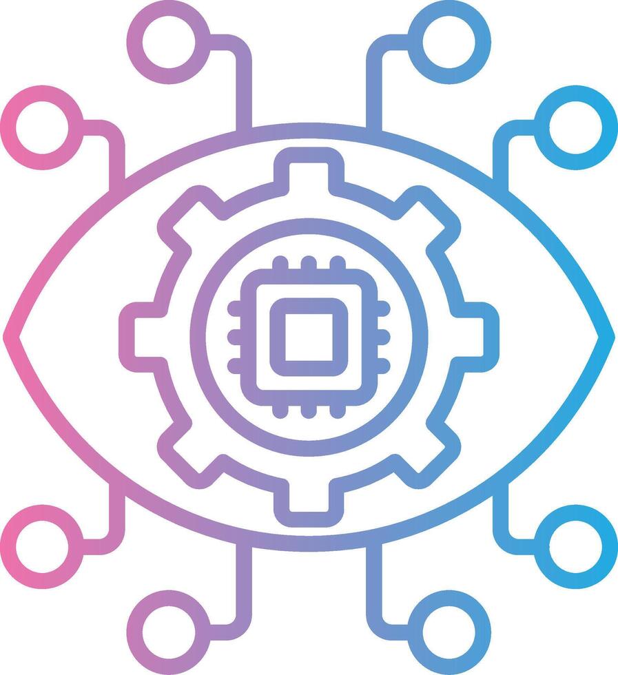 Eye Responsive App Shape vector