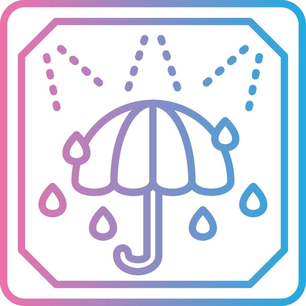 Keep Dry Vivid App Element vector
