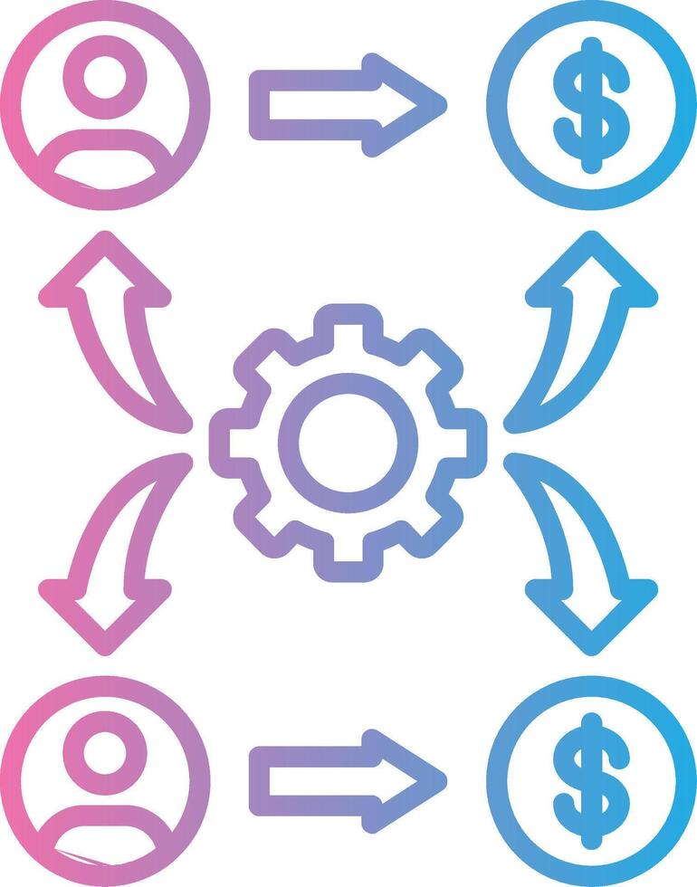Methodology Dark Mode Symbol vector