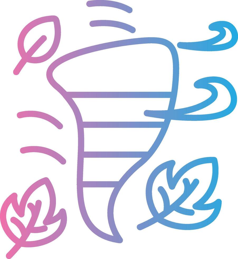 Storm Color Stroke Symbol vector