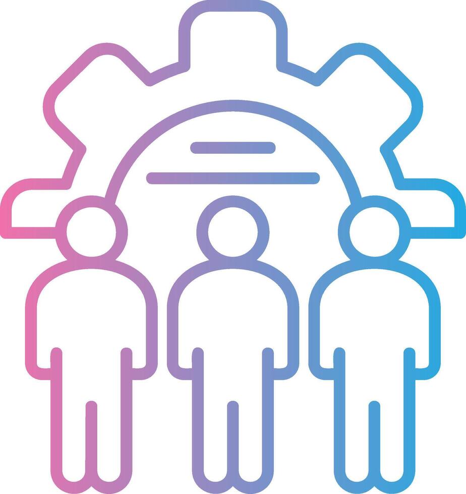 Team Building Wireframe App Design vector