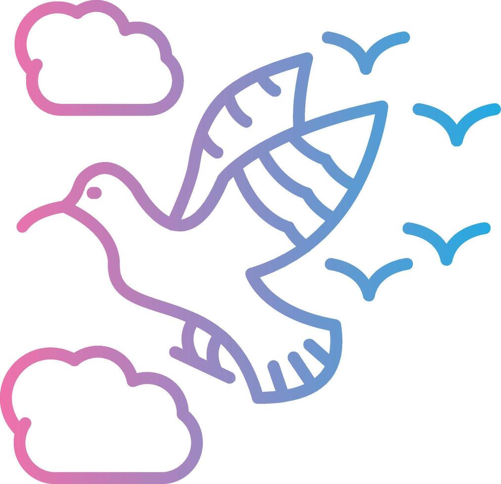 pigeon Handcrafted UI Symbol vector
