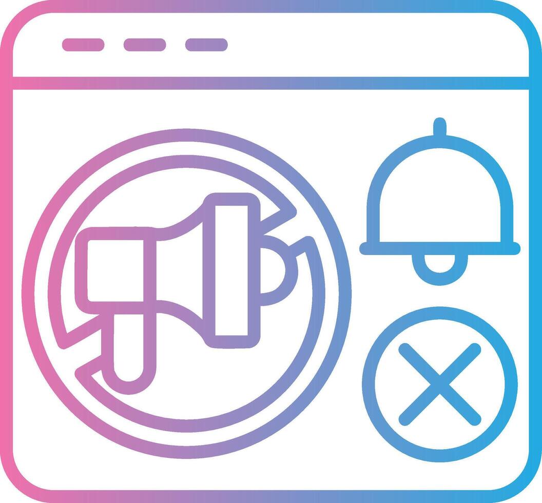 No ads App Focused Design vector