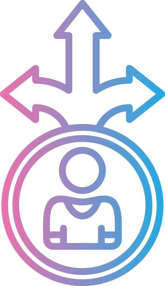 Decision UX Focused Shape vector