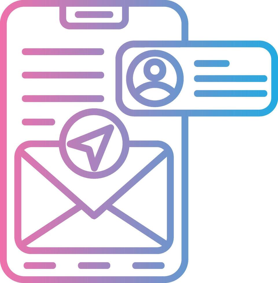 Dm Color Stroke Symbol vector