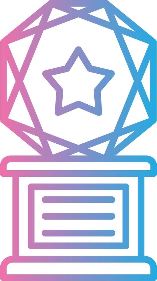 Award Elegant Shape Symbol vector